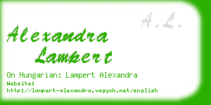 alexandra lampert business card